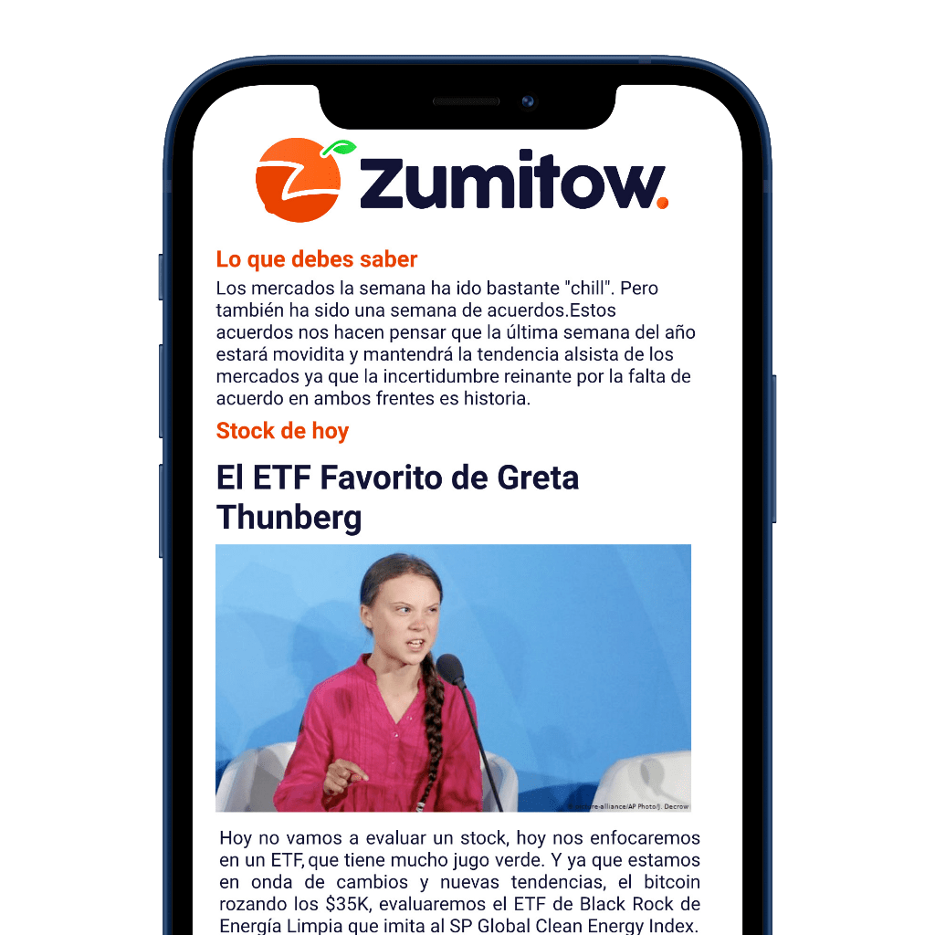 Zumitow es el newsletter diario de inversión fácil de entender y que lees en 5 minutos.